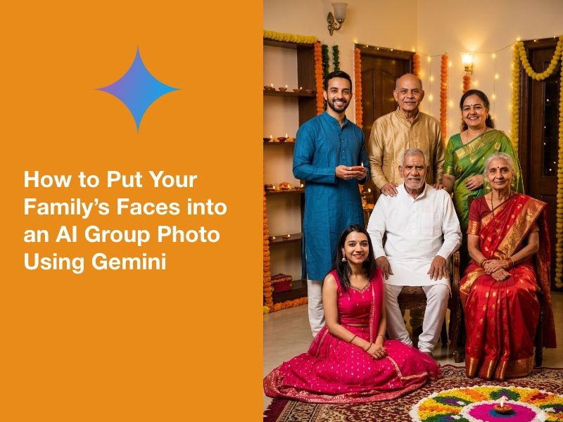 How to Put Your Family's Faces into an AI Group Photo Using Gemini