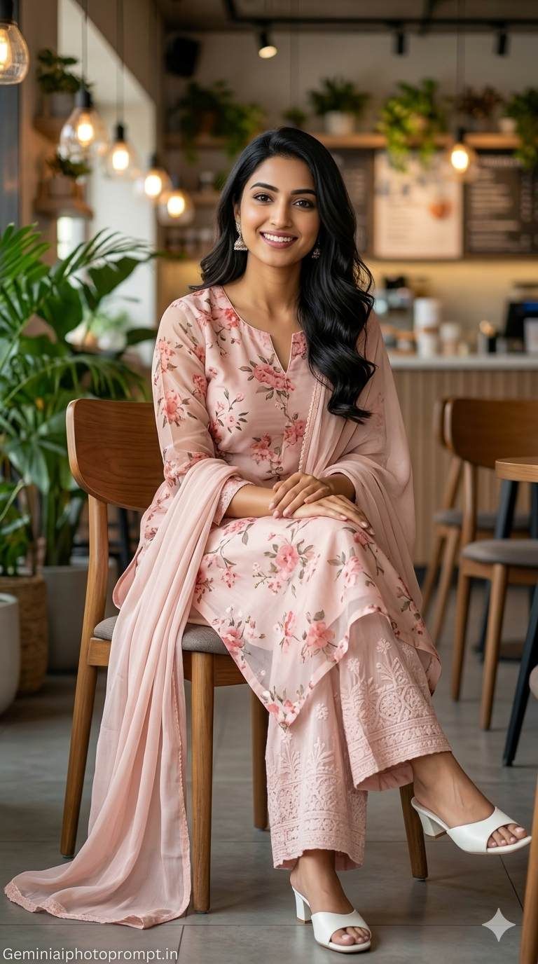 Prompt for Gemini AI girl in kurti Instagram