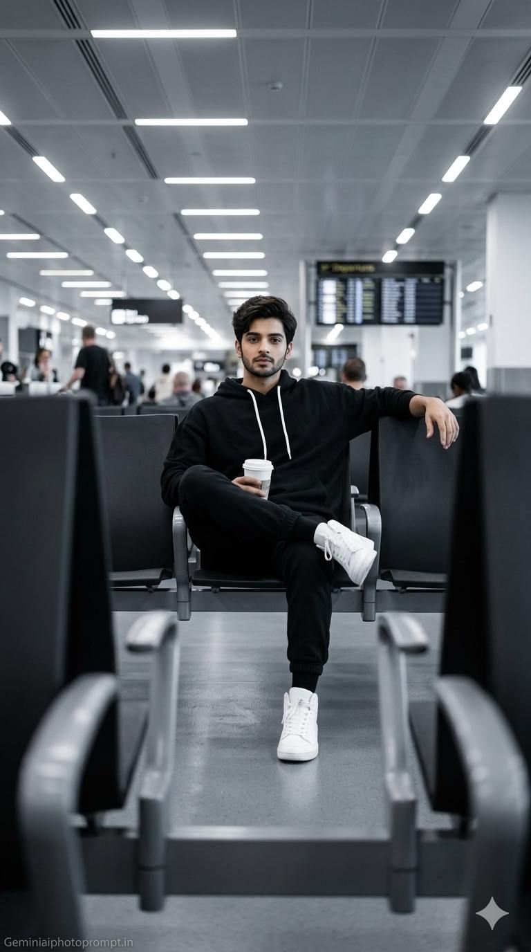 Gemini ai airport prompt for boys copy paste instagram free