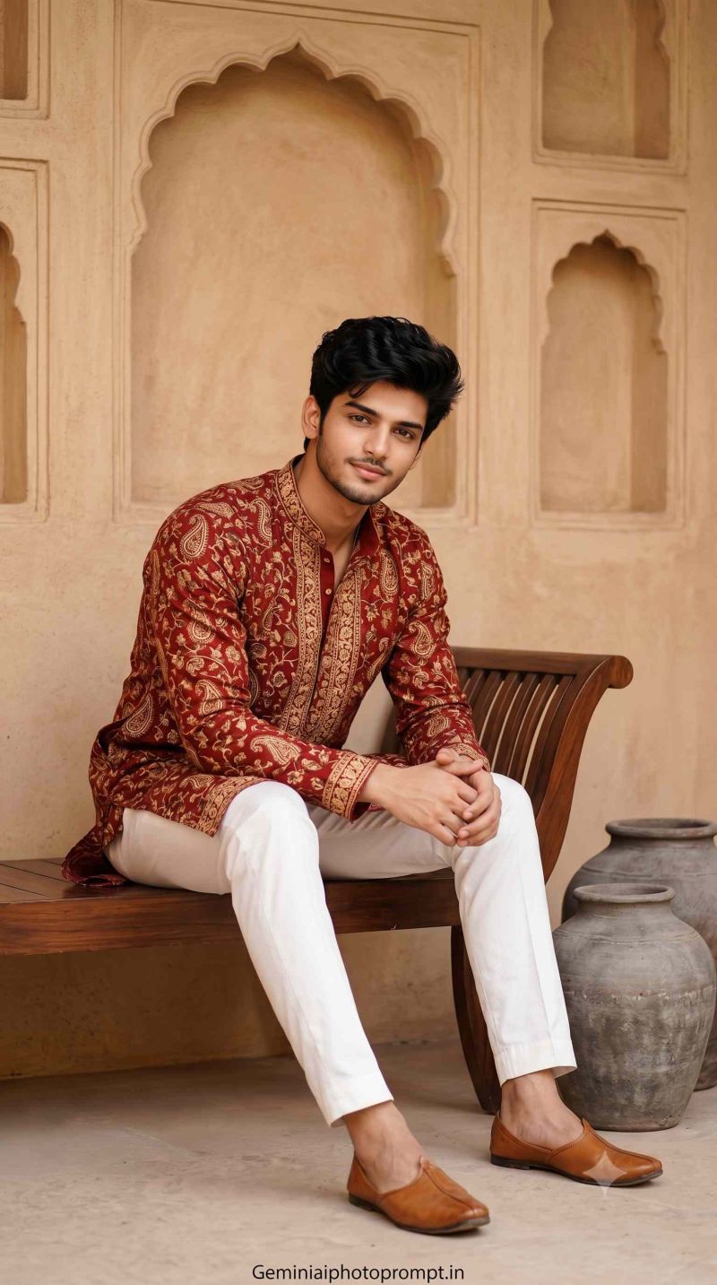 Gemini prompts for traditional look for men