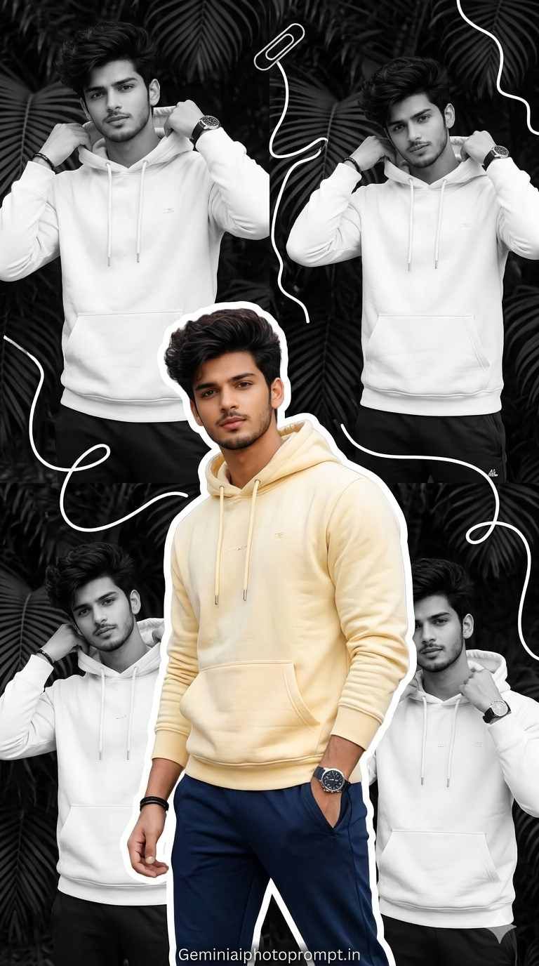 Best collage photo men gemini ai free download
