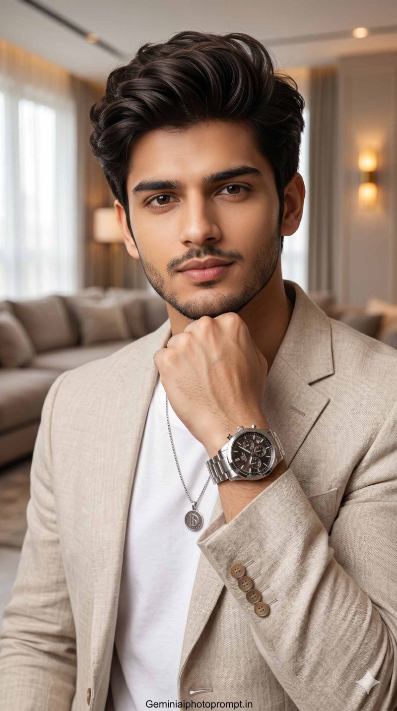 Gold luxury watch men photography chatgpt