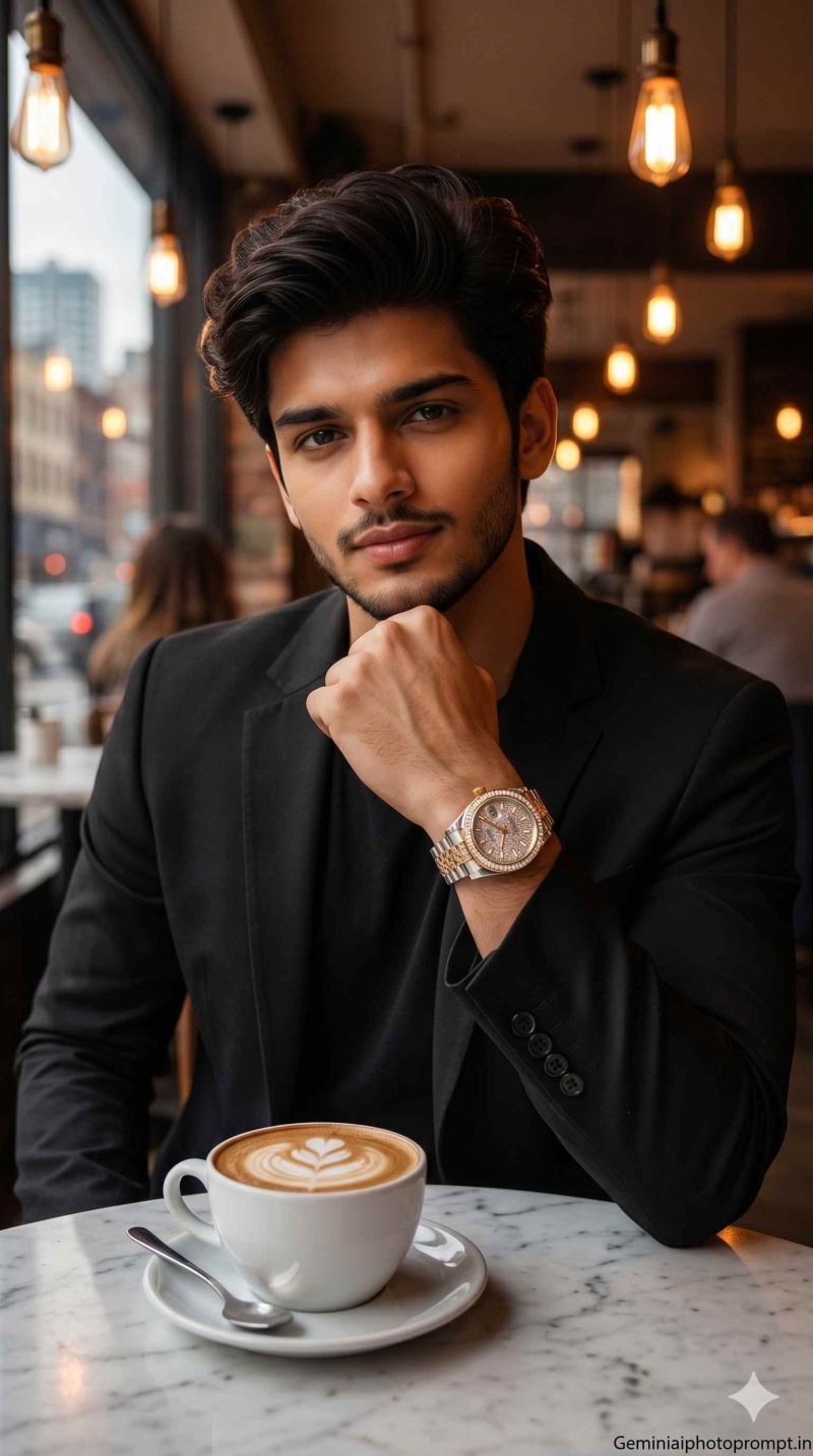Gold luxury watch men photography chatgpt review
