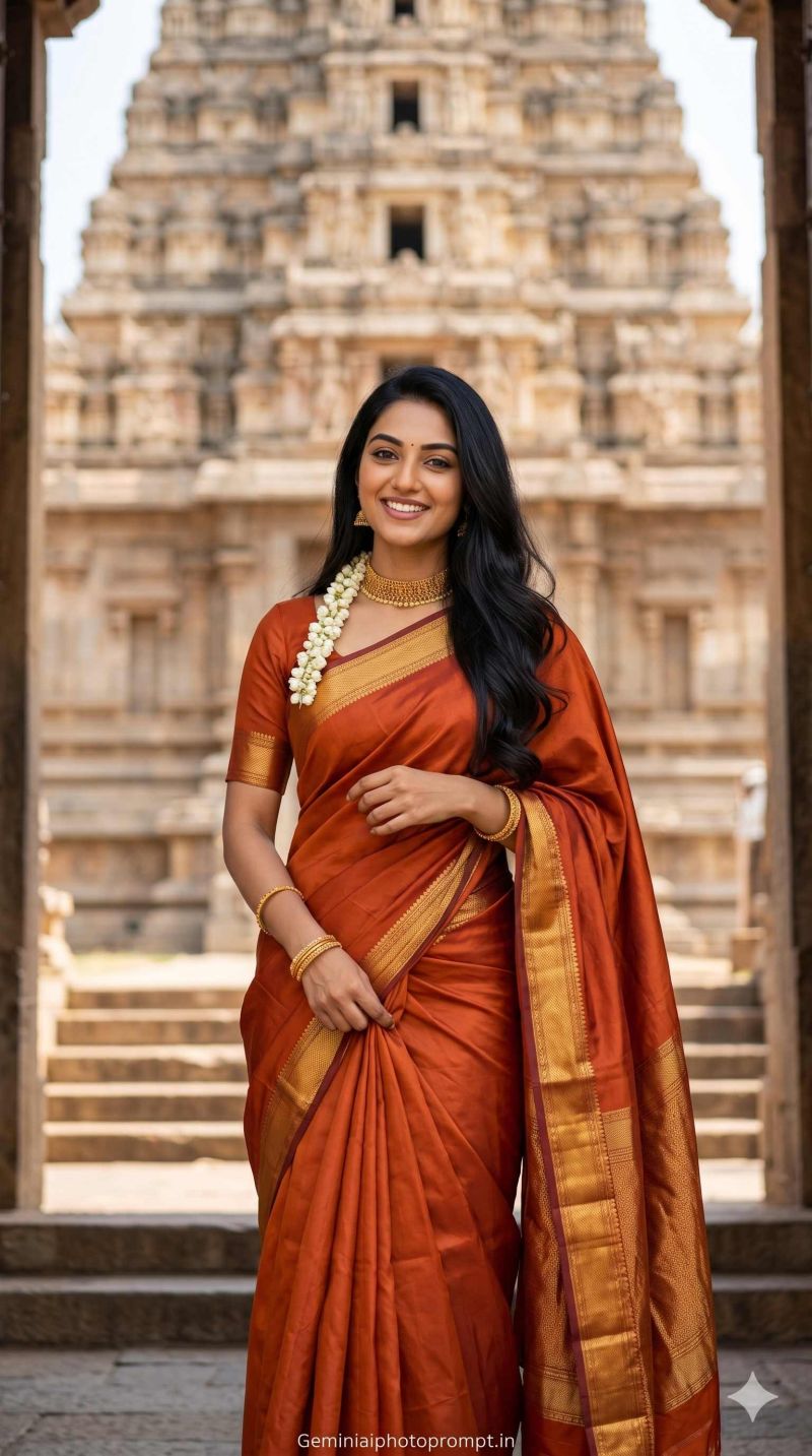 South Indian look prompt for girl