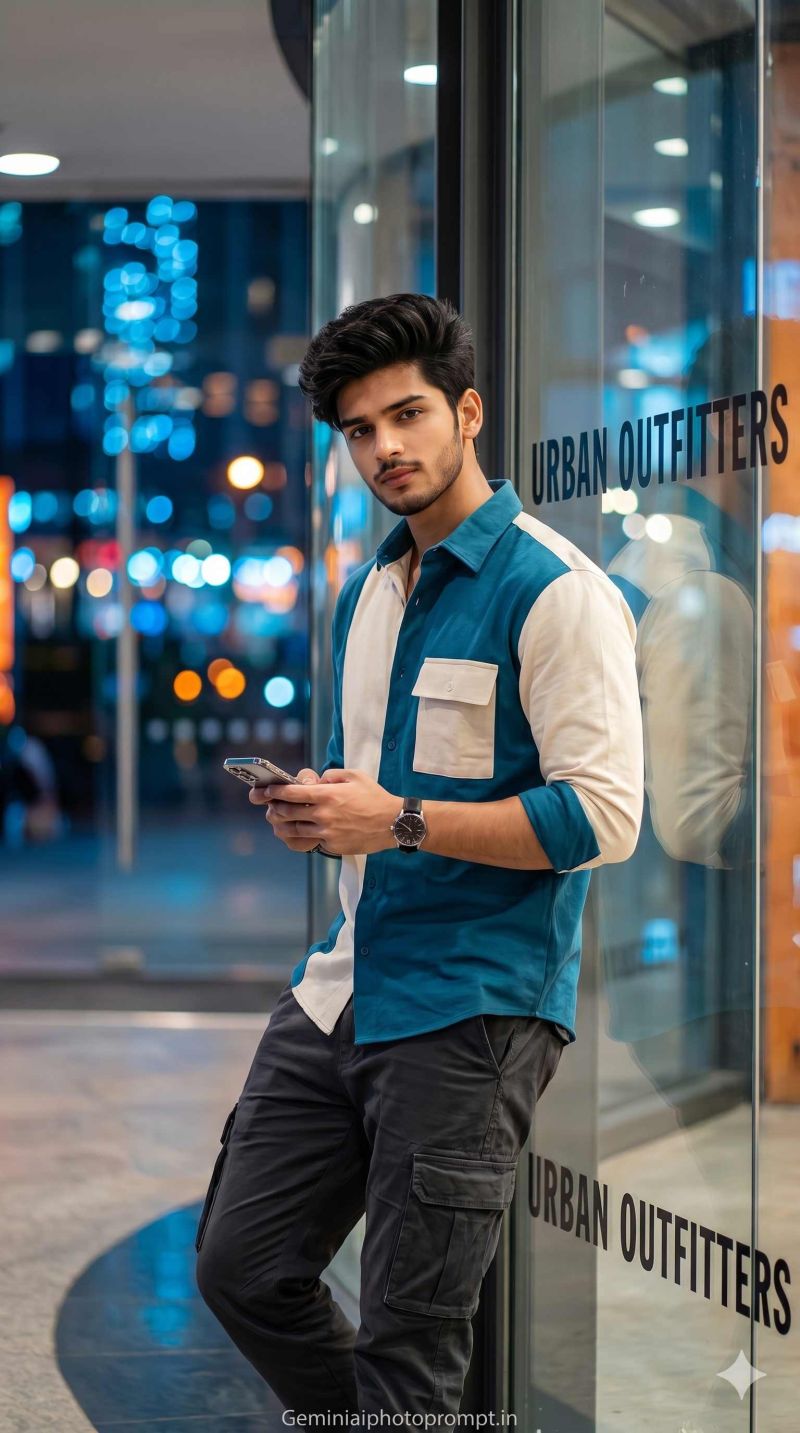 Prompt seen trending boy Instagram AI photo