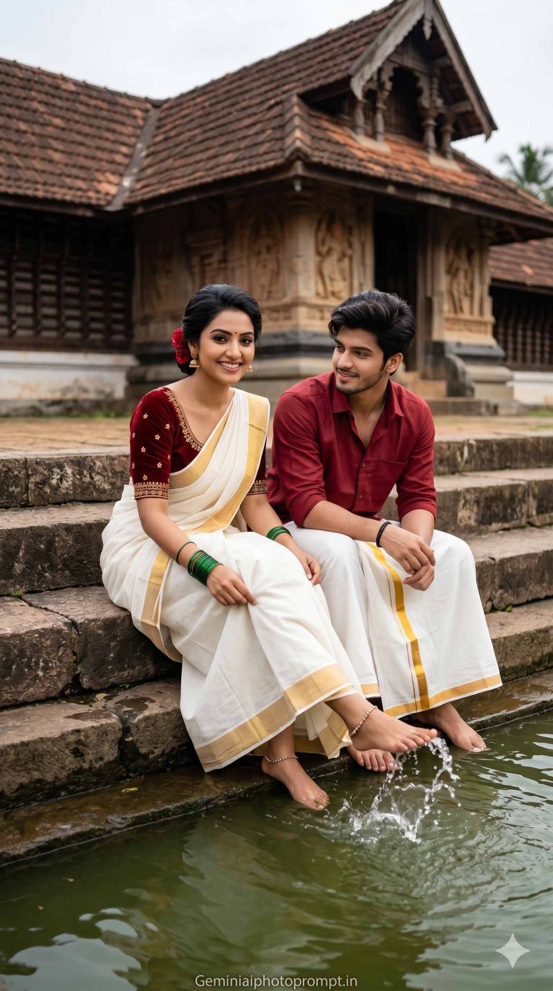 Indian traditional couple prompt for gemini ai free