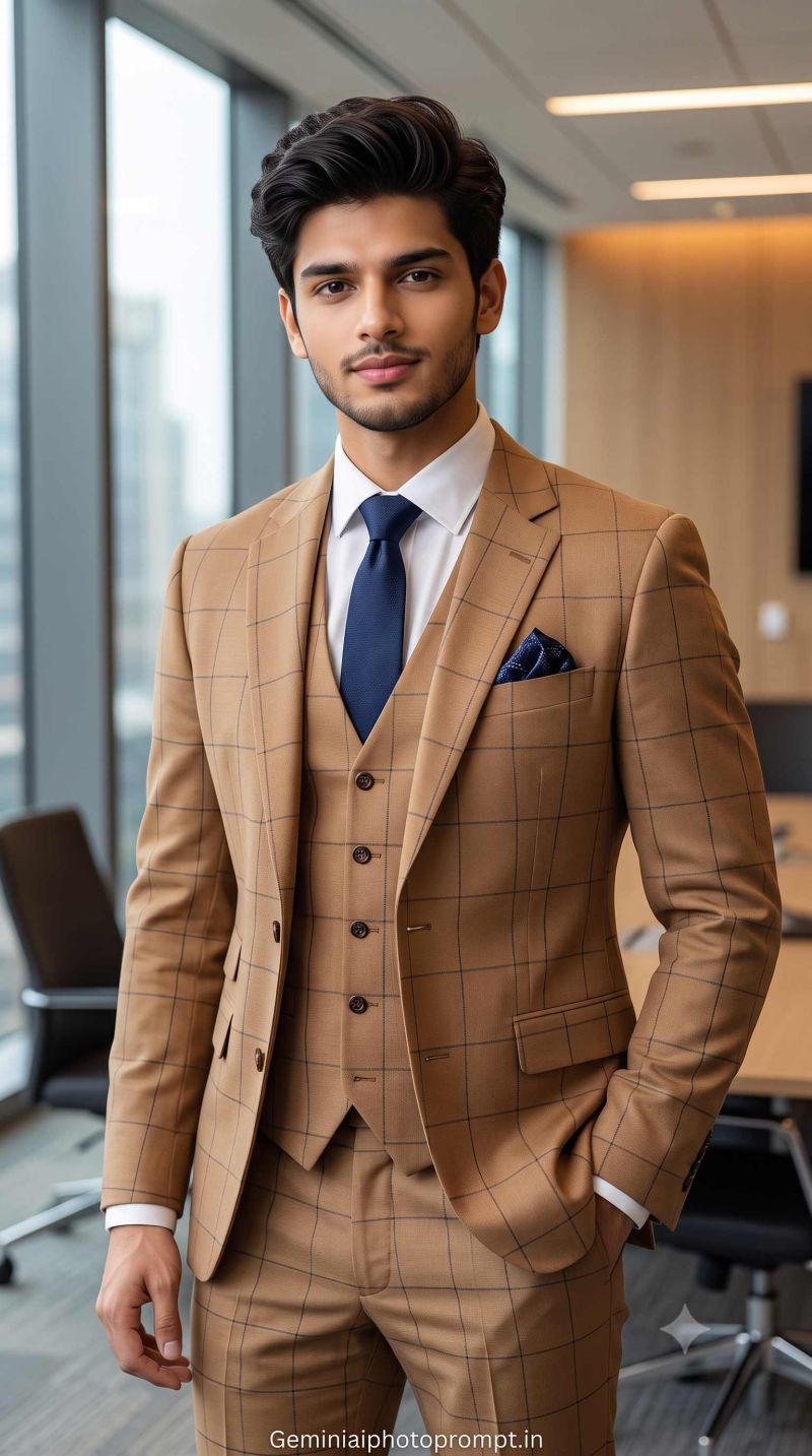 Suit prompt for men