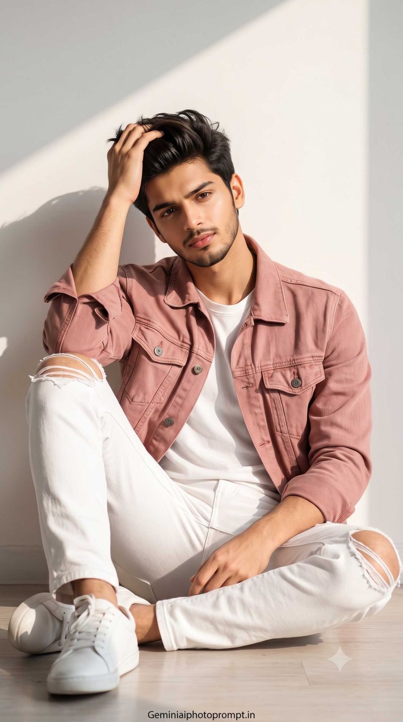 Prompt seen trending boy Instagram AI photo